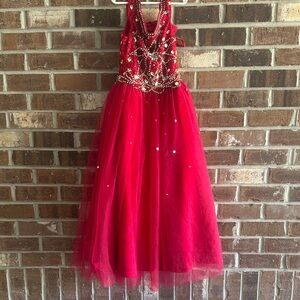 Stunning Red Sequin Gown